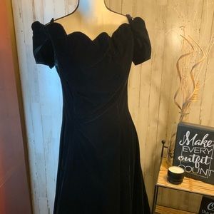 Ms Choice Velvet off shoulder dress. Size 10